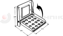 Folding step 170x165