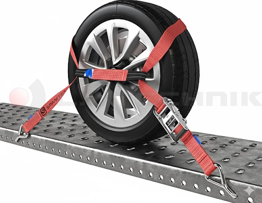 Car lashing strap 5t 3p 2 parts J - SPANITEX