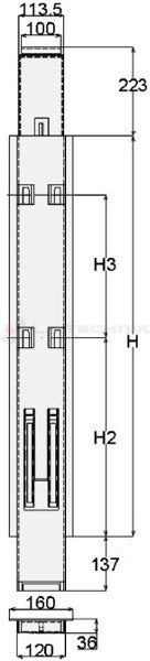 Rakonca 1000 középső Tr.Lock TOP