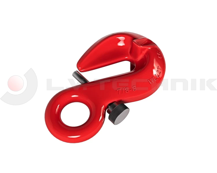 G80 eye grab hook 8mm with cotter pin