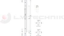 Kinnegrip rakonca K20 800 első bal