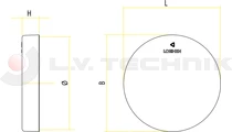 Back Cap Hose Tube Holder 160mm