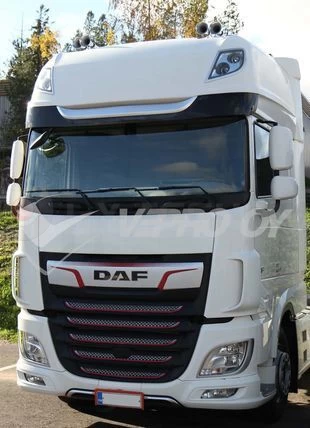 Sun visor acrylic part DAF XF106 2017- Super Space Cab