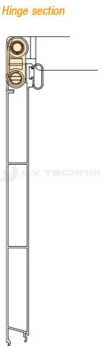 Aluminium door 2600-2700mm