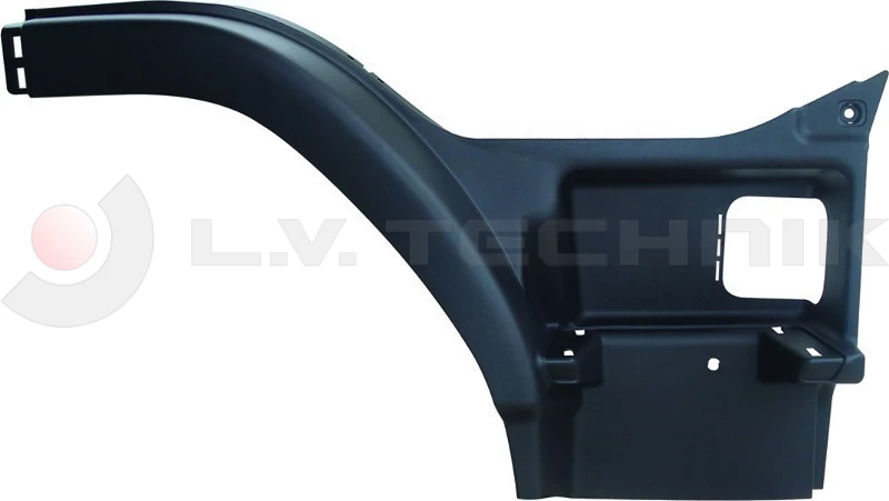 Footstep mudguard (grey) Volvo FMv2 right