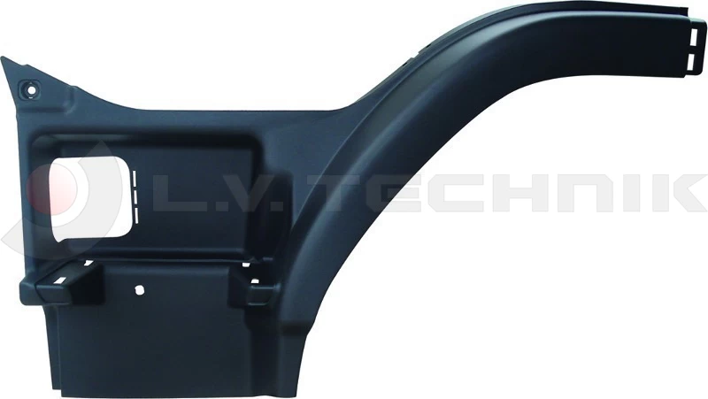 Footstep mudguard (grey) Volvo FMv2 left