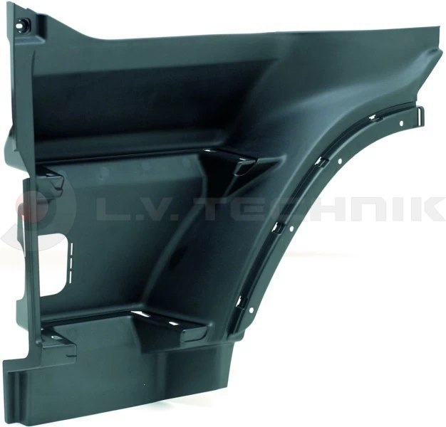 Footstep mudguard (grey) Volvo FHv2 left