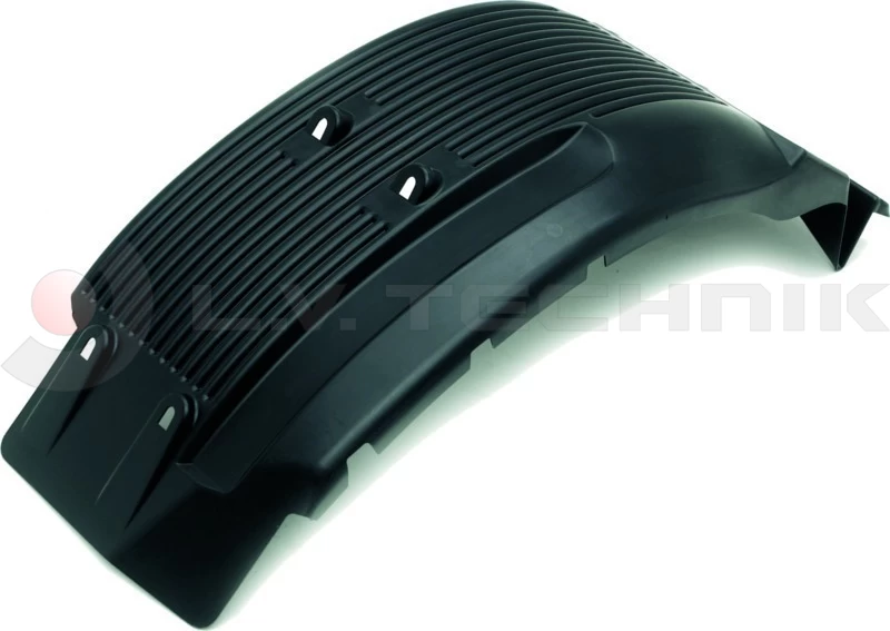 Front wheel front mudguard (black) Volvo FHv2 left