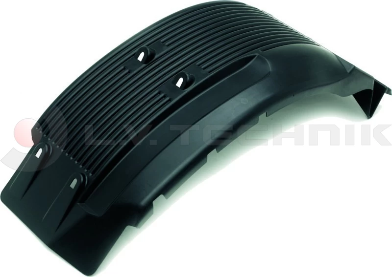 Front wheel front mudguard (black) Volvo FHv2 right