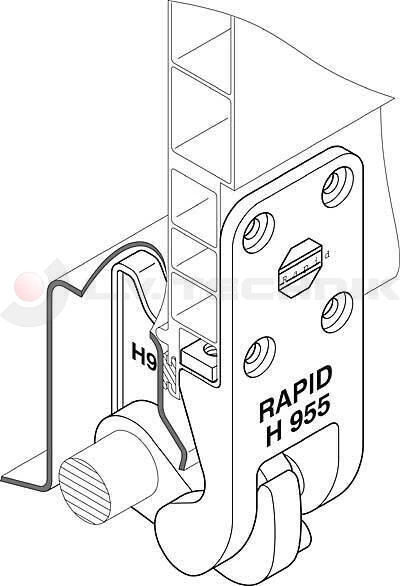 Billencs zsanér H955 zsanércsap RAPID