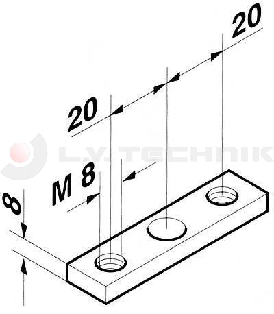 Billencs zsanér H955 menetes lap RAPID