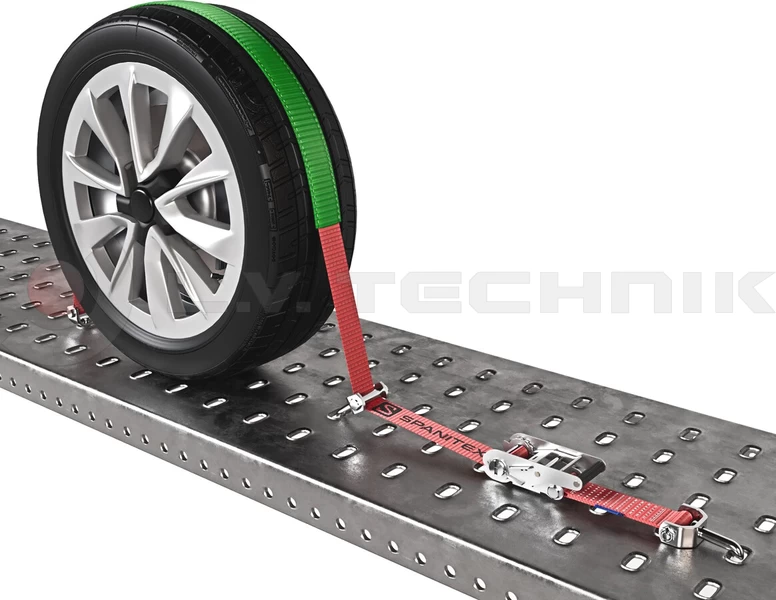 Car lashing strap 5t 3p antislip mat SJ - SPANITEX