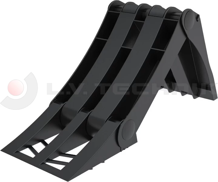 Foldable plastic wheel chock E36