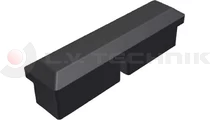 Black PVC cap 100x25