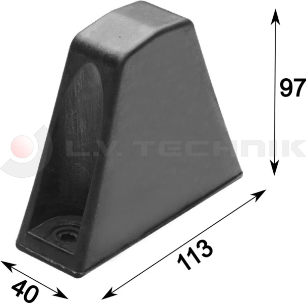 Ütközőgumi 113x40x97 Schmitz