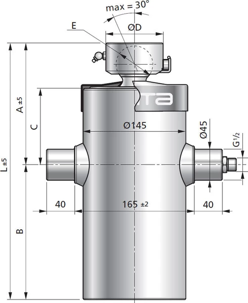 Munkahenger 418 / 1175 / 5tag / 9-17t