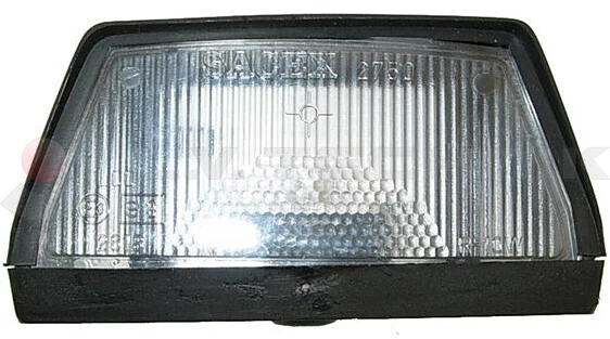 Number plate lamp bulb