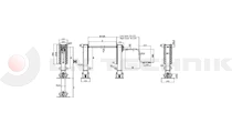 Landing gear kit - 860/915 compensating foot ATLAS 24