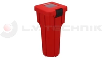 FIRE EXTINGUISHER BOX 6KG 265LX595WX284H SLIDEN RED /Z SZYBKA/ DAKEN 82410