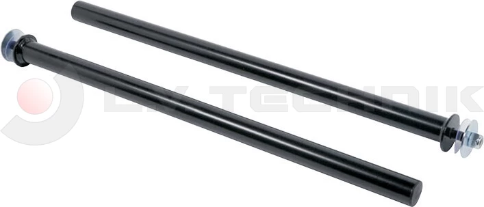 Mudguard support tube 42/800 mm black 1 screw straight