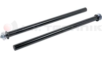 Sárvédő-tartó cső 42/800 mm fekete 1 csavaros egyenes Domar