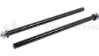 Mudguard support tube 42/800 mm black 1 screw straight
