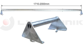 Wheel clamp for trailer L1710-2000