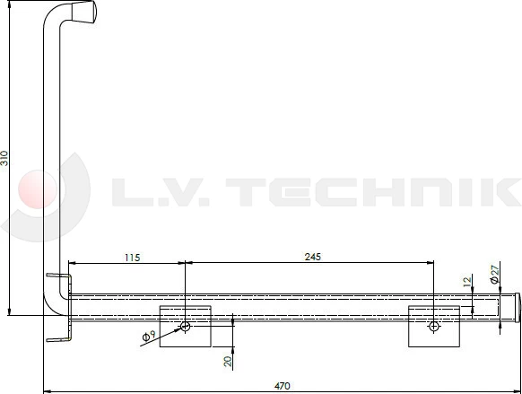 Door retainer 470