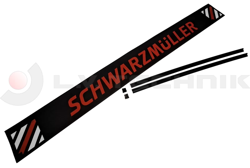 Mudflap 2400x250mm Schwarzmüller with brackets