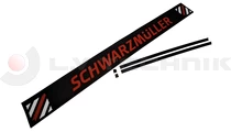 Mudflap 2400x250mm Schwarzmüller with brackets