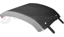 Rear mudguard with narrow edge (black) DAF