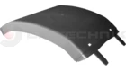 Rear mudguard with narrow edge (black)