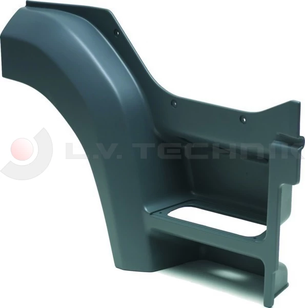 Footstep mudguard (grey) right